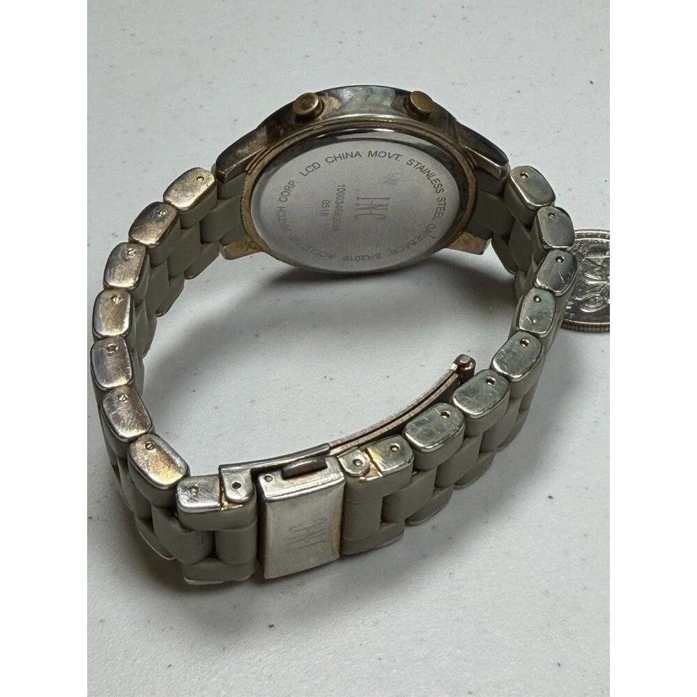 INC International Concepts Digital Watch Original Mixed Bracelet